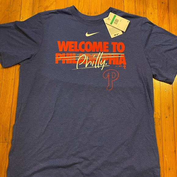 Nike Phillies welcome to Philly t shirt - Picture 2 of 2